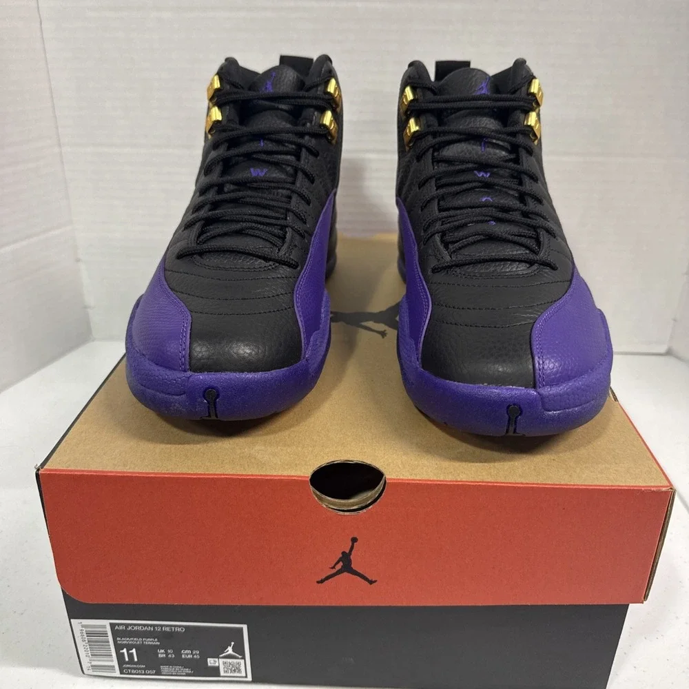Air Jordan 12 Retro 'Field Purple' Sneakers 2023 Size 11 CT8013-057